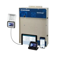 Pool Automation System – Hayward OmniLogic – Port Charlotte A salt chlorinator cell designed for automatic chlorine generation, improving water quality and reducing manual chemical use. Installed and serviced by Pool Boy in Port Charlotte, FL.