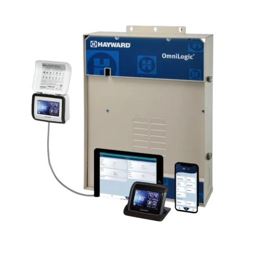 Pool Automation System – Hayward OmniLogic – Port Charlotte A salt chlorinator cell designed for automatic chlorine generation, improving water quality and reducing manual chemical use. Installed and serviced by Pool Boy in Port Charlotte, FL.
